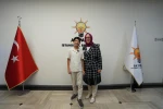 Gazze’nin çocuk elçisi Ramadan Abu Jazar, AK Parti İstanbul İl Başkanlığını ziyaret etti