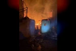 Gece yarısı çıkan yangında 1 ev kullanılamaz hale geldi