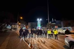 Gemlik’te protokol üyeleri yeni yıla sahada girdi