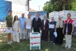 Genç arıcılara 380 adet arısız strafor kovan dağıtıldı