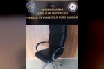 Girdiği iş yerinden koltuk çaldı 