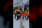 Giresun’da 79 yaşındaki hastanın imdadına arazi tipi ambulans yetişti