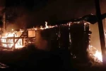 Giresun’da yangında 1 ton fındık kül oldu 