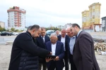 Gökkent mahallesindeki okul inşaatı incelendi