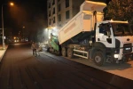 Gölbaşı Caddesi’nde gece mesaisi 