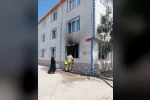 Gönen’de bir evde çıkan yangın hasara neden oldu
