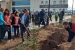 GSİM spor kampüslerine meyve ağacı dikti