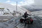 Gümüşhane’de hava soğudu, yüksekler kara teslim oldu