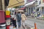 Gün boyu havanın sıcak olduğu Eskişehir’de yağışlar etkisini gösterdi
