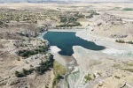 Güzelyurt Göletinde su seviyesi dörtte üç azaldı