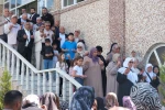 Hacı adayları dualarla kutsal topraklara uğurlandı