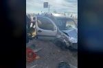 Hafif ticari araç ile otomobil çarpıştı: 1 ölü, 4 yaralı