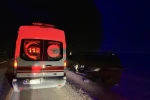 Hafif ticari araç şarampole devrildi: 1 ölü, 3 yaralı