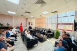 Hak-İş İl Başkanı Aküzüm, Başhekim Avınca ile görüştü