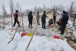 Hakkari Durankaya’da ahır çöktü 5 hayvan telef oldu