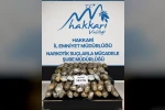 Hakkari’de 58 kilo 900 gram uyuşturucu ele geçirildi