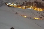 Hakkari’de masalsı şehir görüntüsü eşliğinde tilkilerin oyunu