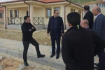 Harmanlı Beldesinde kalıcı konutlar ve cami inşaatı incelendi