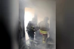 Hatay’da alevlere teslim olan konteyner kullanılamaz hale geldi