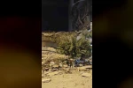 Hatay’da hasarlı bina yıkım esnasında çöktü