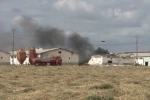 Havai fişek deposunda korkutan yangın