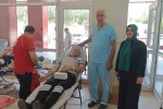Havza Devlet Hastanesi’nde kan bağışı: 30 ünite kan toplandı