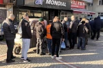 Hayrabolu’da Ramazan’da pide kuyruğu