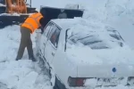 Hayvanlar aç kalmasın diye çıktığı yolda ölümden döndü