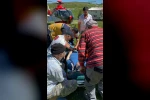 Helikopter ambulans 6 ayda yaklaşık 100 hasta için havalandı