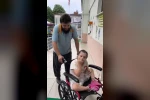 Her gün özel kızını okula getiren babaya duygulandıran sürpriz