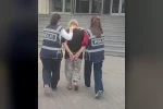 Hırsızlık suçundan 70 yıl cezası bulunan kadın polisten kaçamadı
