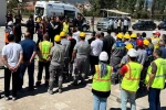 Hisarcık konsantratör tesislerinde yer üstü maden tatbikatı
