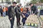Hisarcık’ta minikler saksılarda karaçam fidanı yetiştirecek