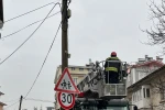 İtfaiye merdiveni bu kez kedi için uzatıldı