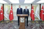 İçişleri Bakan Yardımcısı Çelik, Mardin Valisi Akkoyun ile bir araya geldi