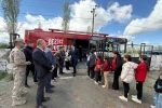 Iğdır’ın Cennetabat köyünde gezici kütüphane öğrencilerle buluştu