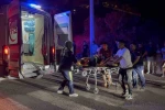 İki motosikletin çarpıştığı kazada 3 çocuk yaralandı