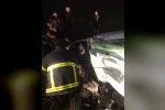 İki otomobil kafa kafaya çarpıştı: 7 yaralı