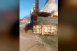 İl Özel İdareye ait tırın dorsesi yandı