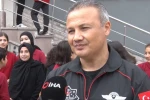 İlk Türk Astronot Alper Gezeravcı öğrencilerle bir araya geldi