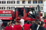 İlkokul öğrencilerinin ilk dersi yeşil vatan