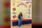 İmam Hatipli kız öğrenci ilçeye birincilik ile döndü