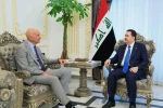 Irak Başbakanı Sudani, ABD’nin Suriye Özel Temsilcisi Barrack ile bir araya geldi