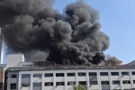 İş merkezi yangını kontrol altına alındı