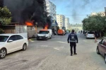 İş yerinde başlayan yangında alevler eve sıçradı