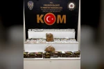 İş yerine yapılan operasyonda 12 bin adet dolu makaron bulundu