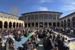 İslam aleminin 5. Harem-i Şerif’inde binlerce kişi Ramazan ayının ilk cuma namazında saf tuttu
