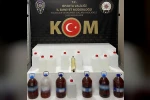 Isparta’da kaçak alkol operasyonu: 69 litre sahte içki ele geçirildi