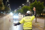 Isparta’da modifiyeli araçlara gece denetimi