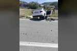 Isparta’da trafik kazası ucuz atlatıldı